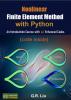 Cover for Nonlinear Finite Element Method with Python: An Introduction Course with AI Enhanced Codes